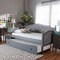 Baxton Studio Marlie Grey Grey Finished Wood Twin Size Daybed with Trundle 158-9629 - alternate 4
